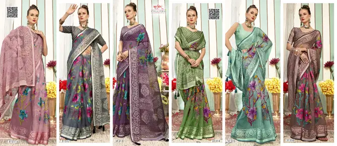 Dharmishtha By Vallabhi Tissue Printed Sarees Suppliers In India